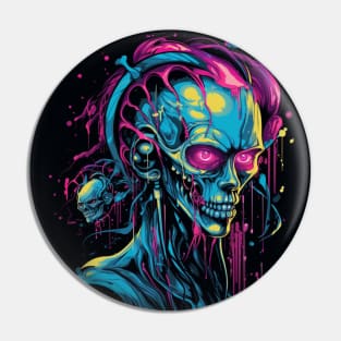 Splash Zombie Girl 6 Pin