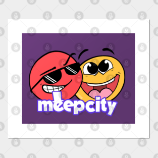 Yammy Roblox Meep City Meep City Posters And Art Prints Teepublic