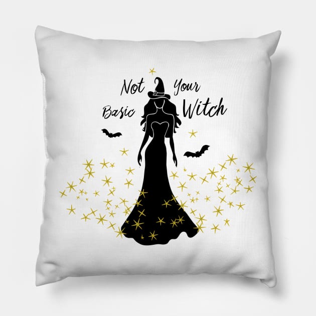 Not Your Basic Witch Pillow by Holisticfox