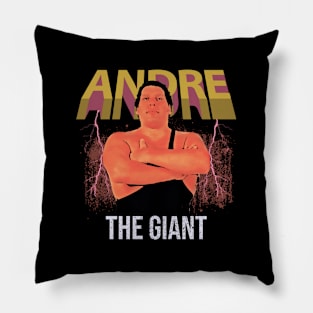 Andre The Giant // Retro Style Design Pillow