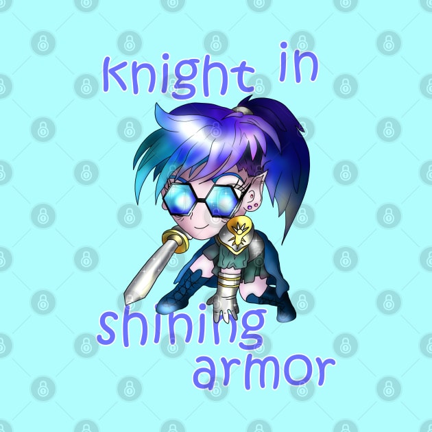 chibi knight girl by cuisinecat