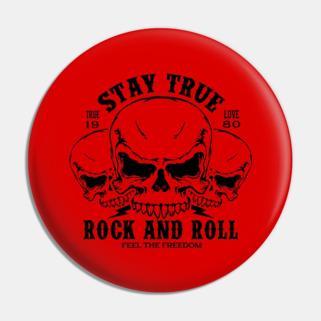 Rock and Roll Pin by Urshrt