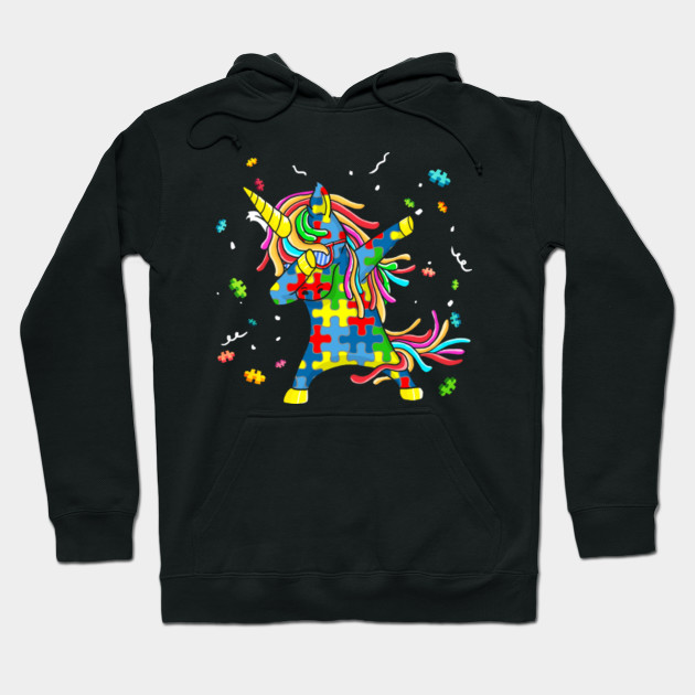 Unicorn Dabbing Dance Funny Awesome Mens Fleece Hoodie Sweatshirt