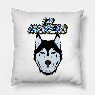 Siberian Huski Lovers Maniac Huskiers Pillow
