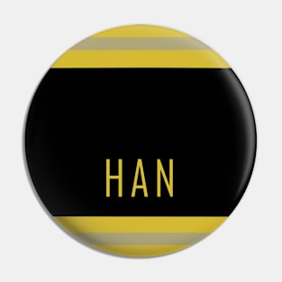 New Han jacket Pin