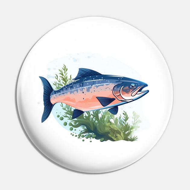 Pacific Northwest Salmon Pin by zooleisurelife