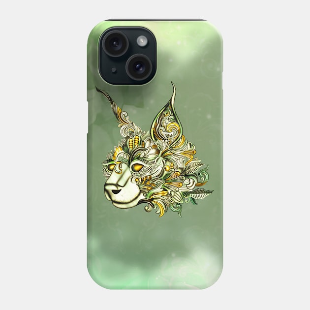 Decorative fantasy wolf head Phone Case by Nicky2342