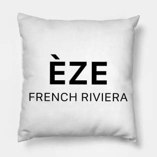Èze French Riviera Pillow