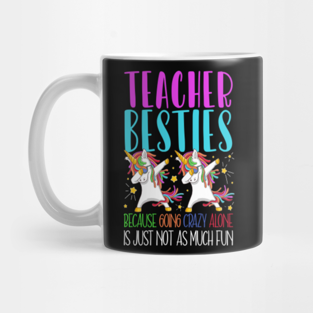 Download Teacher Besties Because Going Crazy Alone Back to of School Teacher Gift - Teacher Besties ...