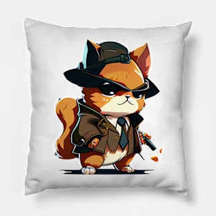 Cute pet, funny pet, boss pet, pirate pet, gangster pet, lovely pet. Pillow