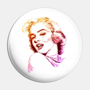 Marilyn Monroe portrait Pin