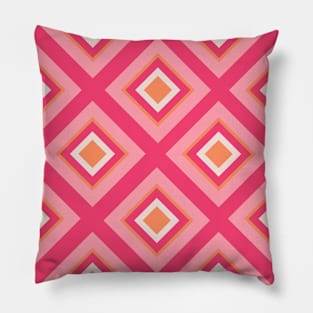 colored rhomb pattern Pillow