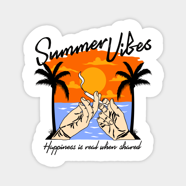 Summer Vibes Magnet by merry420