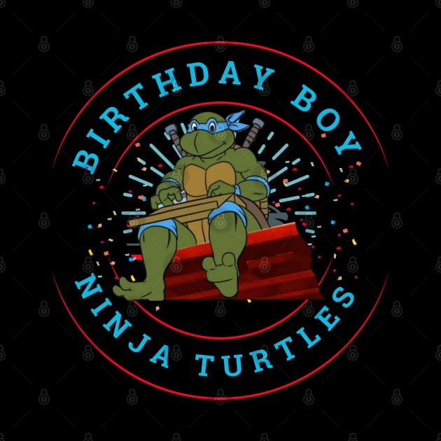 Turtle Birthday Boy by Proway Design