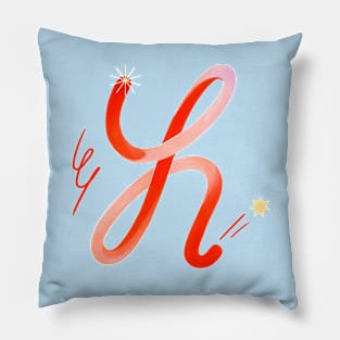 H (Letter Initials) Pillow
