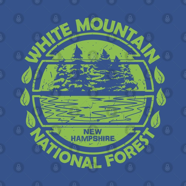 Disover White Mountain National Forest, New Hampshire State, Nature Landscape - White Mountain National Forest - T-Shirt