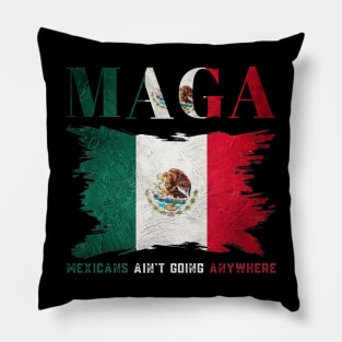 Mexicans-Ain't-Going-Anywhere Pillow