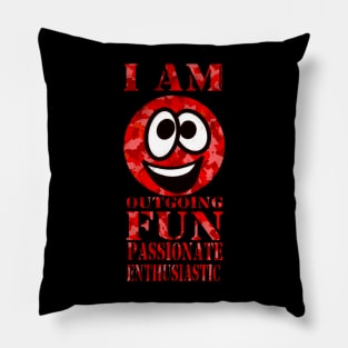 I am Fire Element Pillow