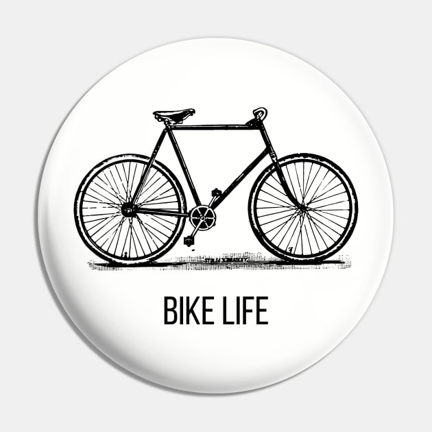 BIKE LIFE - Biking Hobby Pin by blueduckstuff