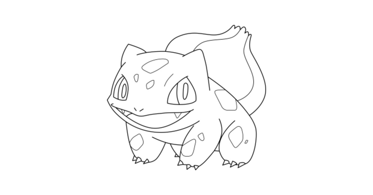 Pokemon Bulbasaur Outline Pokemon Bulbasaur Outline