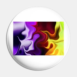 Colorful Abstract Flames Pin