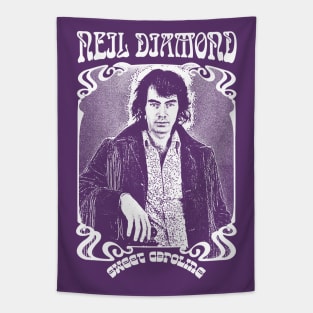 Neil Diamond /// Original Retro 1970s Fan Design Tapestry