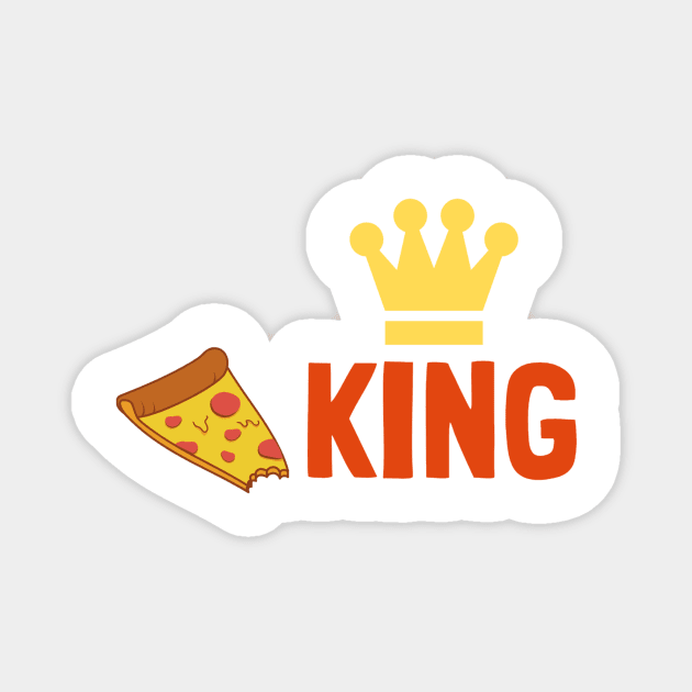Pizza King Magnet by KitchenOfClothing