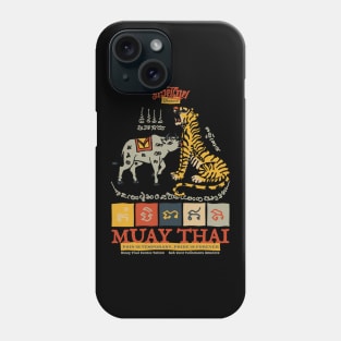 Muay Thai Sak Yant Tiger Tattoo Phone Case