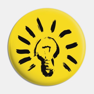 Lightbulb On - A Pop of Color Edition Pin