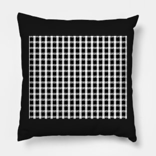 Decorative Black and White Pattern Pillow