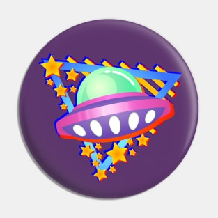 Behold the Retro UFO Pin