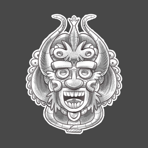 Happy shaman mask by MankySock