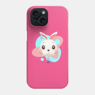 Smile rabbit head Phone Case