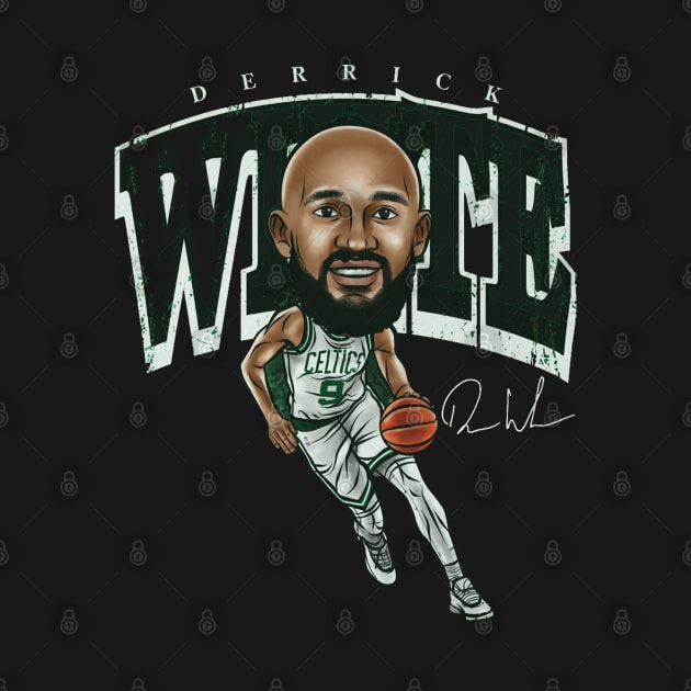 Derrick White Boston Cartoon by artbygonzalez