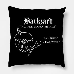 RPG Dog Class - Wizard (Barkzard) Pillow