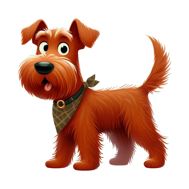 Cute Irish Terrier by Dmytro