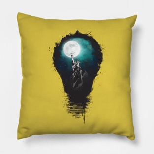 Big city lights Pillow