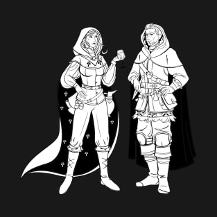 rogue and priest DnD T-Shirt