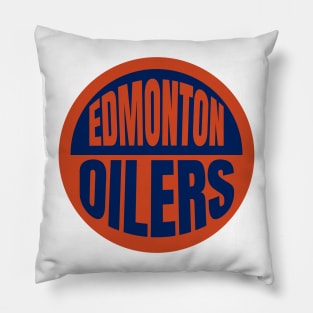 oilers edmonton Pillow