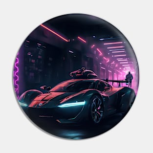 Underground Velocity Sports Car Pin