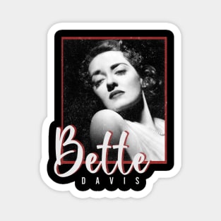 bette davis vintage style for bette Magnet