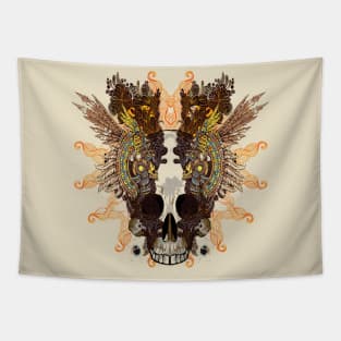 Skull Aztec Tapestry