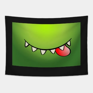 Cute monster smile Tapestry