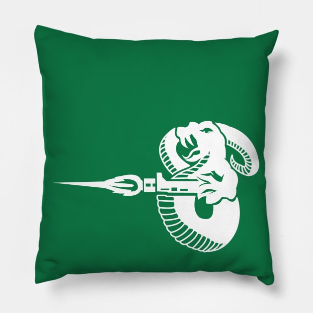 Water Moccasin Pillow by Illustratorator