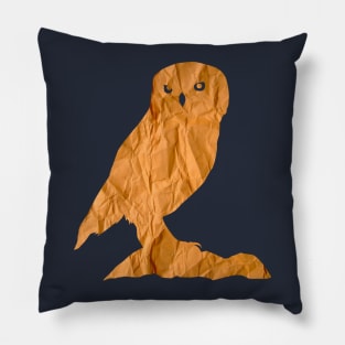 Paper Owl Pillow