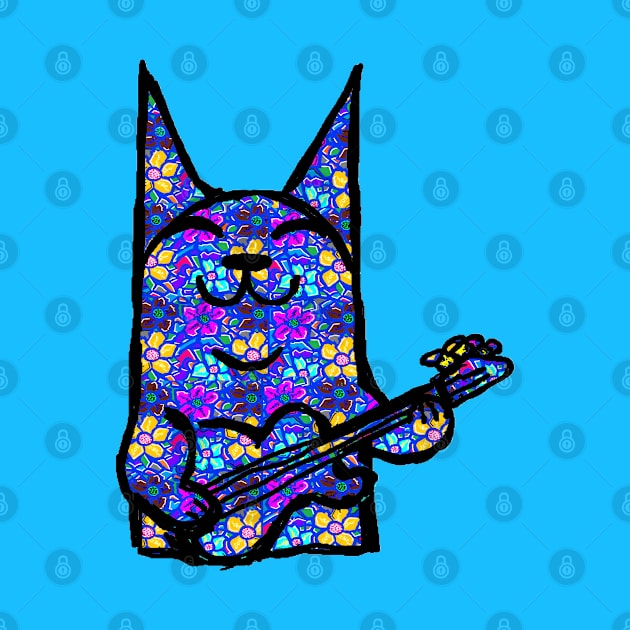 Rockstar Cat pop Art by LowEndGraphics by LowEndGraphics