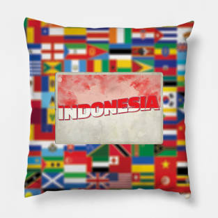 Indonesia Vintage style retro souvenir Pillow