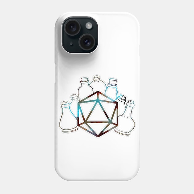 D&D Dice and Potions Phone Case by CuteNerds