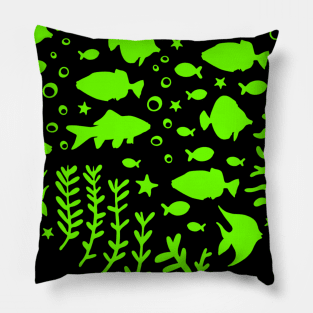 Herz für Angler und Aquarien Pillow