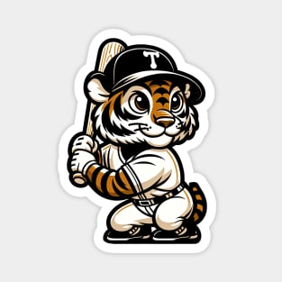 baseball player cub tiger Magnet